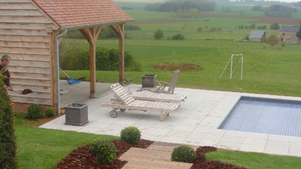 Construction De Poolhouse Abri De Jardin Carports A Namur